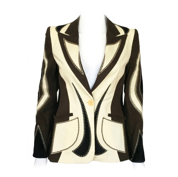 Moschino Jackets & Blazers - Moschino Vintage Patchwork Jacket